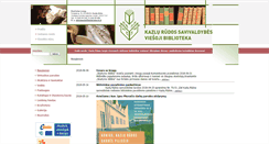Desktop Screenshot of kazlurudasvb.lt
